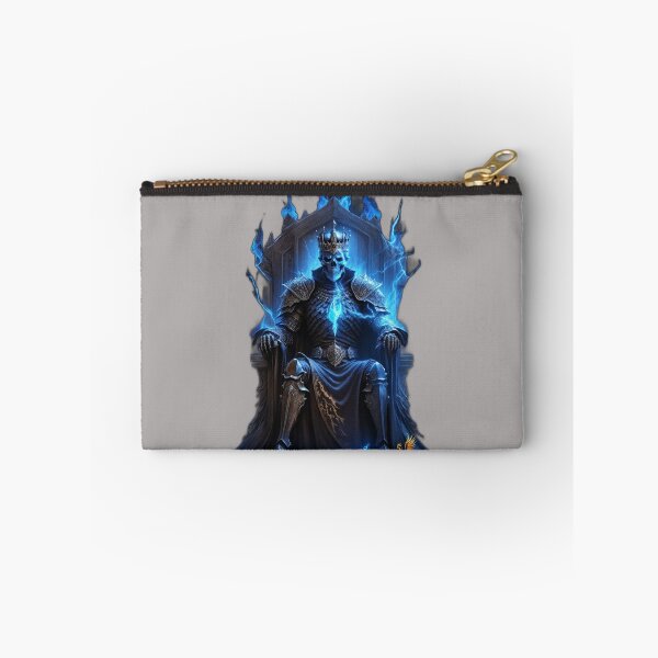 Item preview, Skeleton King Sitting on the Throne (Grey) designed and sold by AmaziaCo.