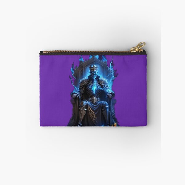 Item preview, Skeleton King Sitting on the Throne (Purple) designed and sold by AmaziaCo.