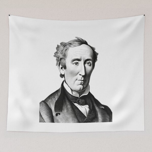 Item preview, Portrait of Hans Christian Andersen designed and sold by NTGUILTY.