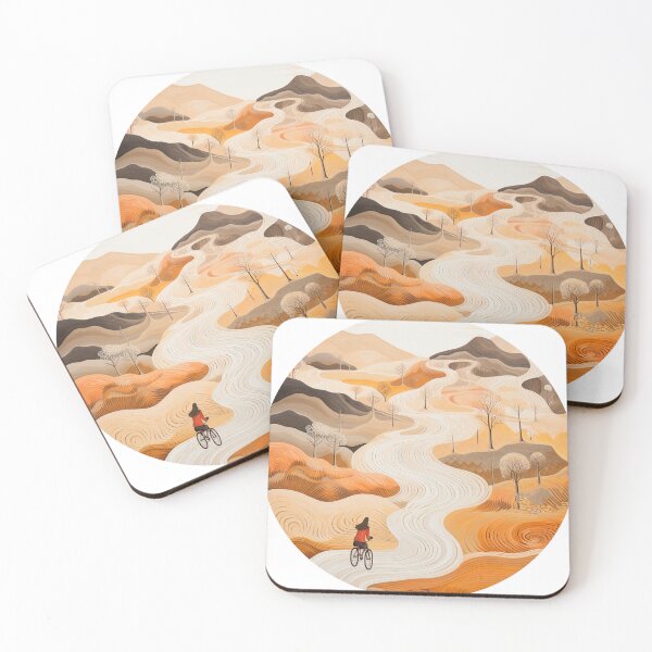 Item preview, Bike path in the mountains designed and sold by faberrzhe.