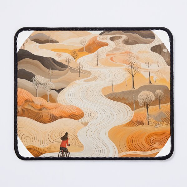 Item preview, Bike path in the mountains designed and sold by faberrzhe.