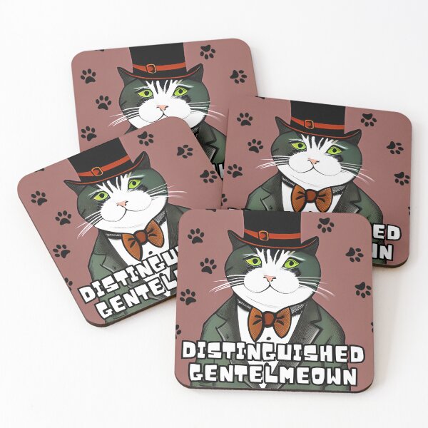 Item preview, Cat in hat Disctinguished gentelmeown cat aristocrat designed and sold by hanabiprints.