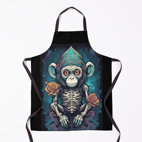 Item preview, Captivating Monkey Among Dark Blooms designed and sold by Mechanical-Artt.