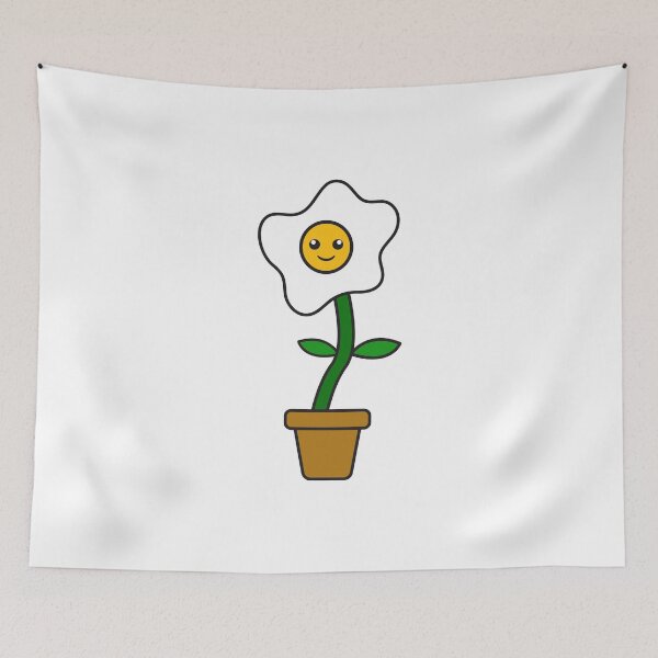 Item preview, Smile Egg Flower Plant  designed and sold by heksaputra.