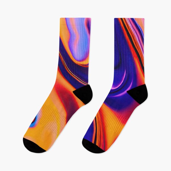 Item preview, Abstract 03 - Chromatic Fusion  - Blue Purple Orange designed and sold by Artekinium.