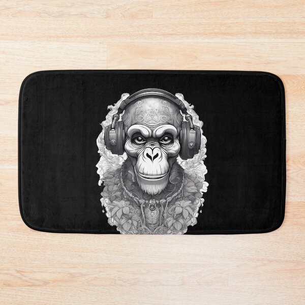 Item preview, Enigmatic Monkey with Ephemeral Flowers designed and sold by Mechanical-Artt.