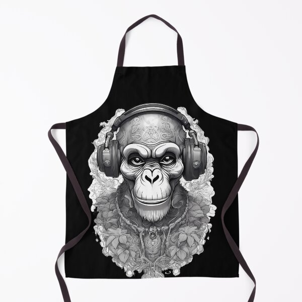 Item preview, Enigmatic Monkey with Ephemeral Flowers designed and sold by Mechanical-Artt.
