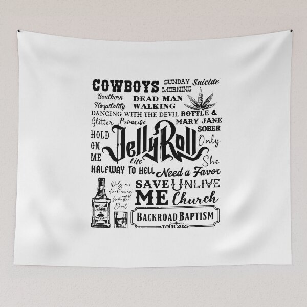 Item preview, Jelly Roll Lyrics designed and sold by HeloiseGusiko.