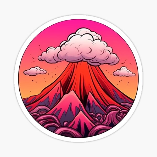Item preview, Volcano! designed and sold by PyramidSchmear.