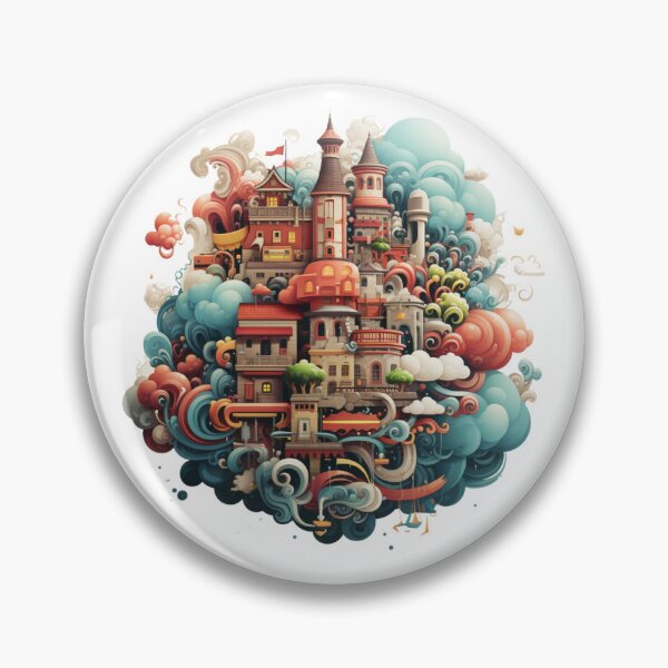 Item preview, The city tried on the clouds. designed and sold by thaworn-kdt.