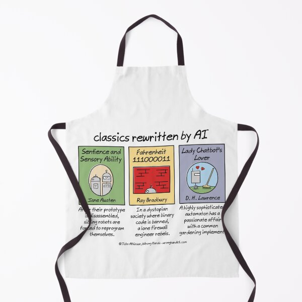 Item preview, classics rewritten by AI designed and sold by WrongHands.