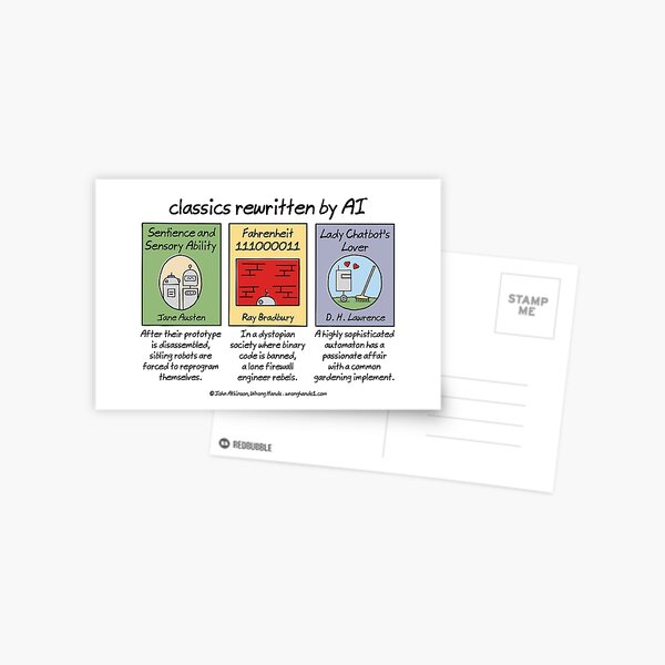 Item preview, clásicos reescritos por IA designed and sold by WrongHands.