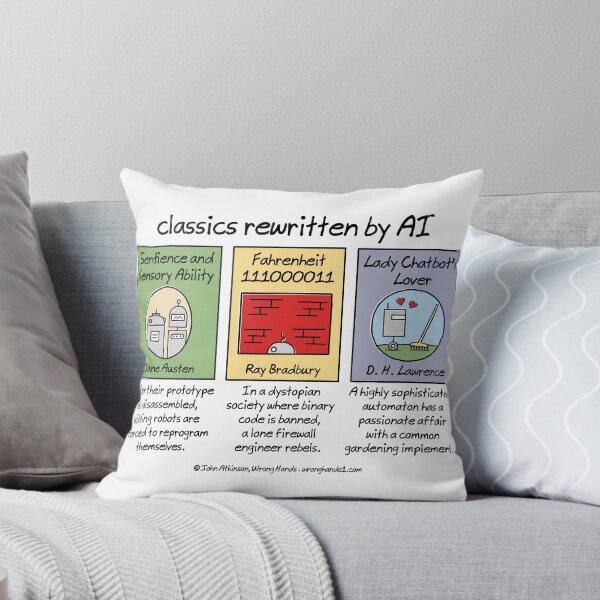 Item preview, classics rewritten by AI designed and sold by WrongHands.