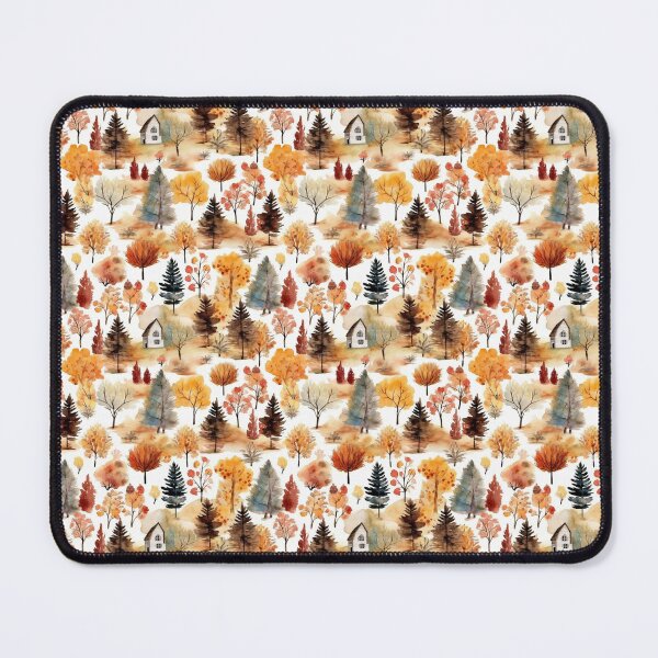 Item preview, Watercolor autumn forest 1 designed and sold by Ocean-Lana.