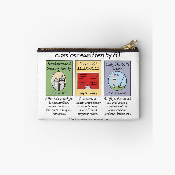 Item preview, classics rewritten by AI designed and sold by WrongHands.