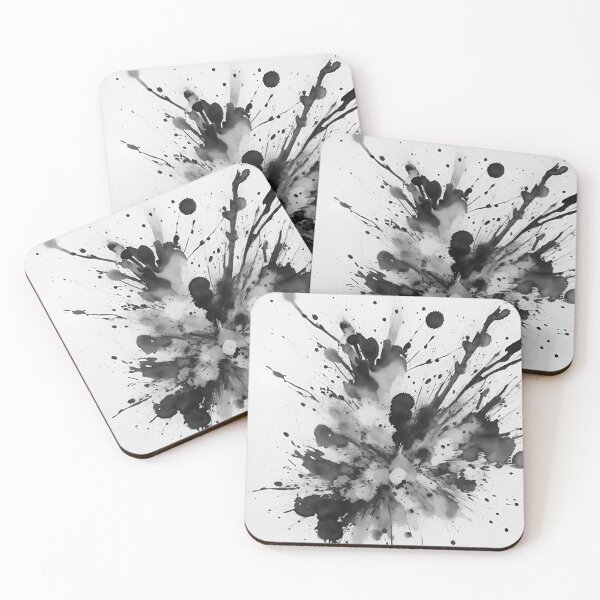 Item preview, abstract watercolor splatter designed and sold by aosuvia.