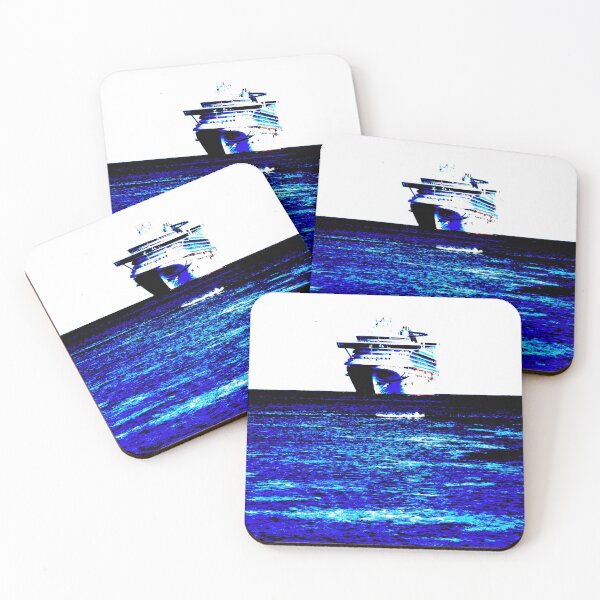 Item preview, Ocean Liner on the Deep Blue Sea designed and sold by Annalucia.