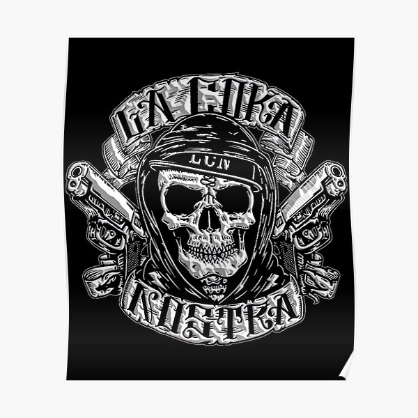 LA Skull - La Coka Nostra - Sticker