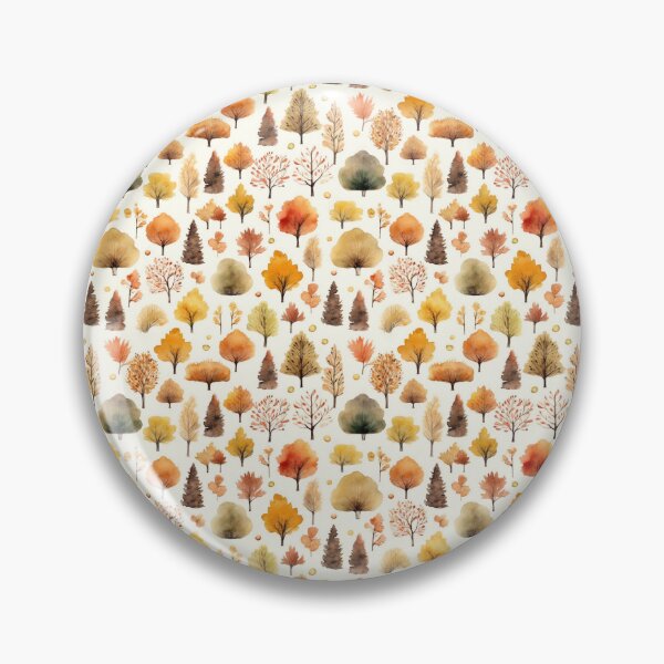 Item preview, Watercolor autumn forest 3 designed and sold by Ocean-Lana.