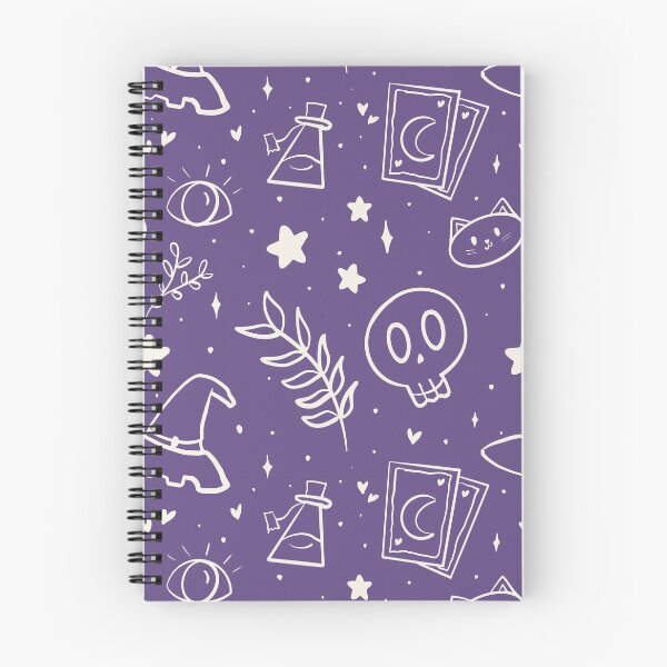 Item preview, Purple halloween pattern with objects designed and sold by AnaTZ.