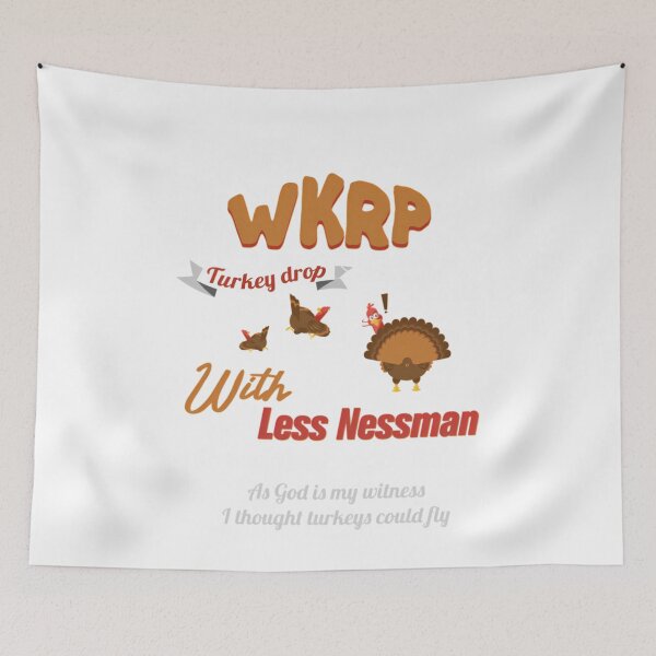 Item preview, WKRP turkey drop Fun Thanksgiving	 designed and sold by snbavrey64.