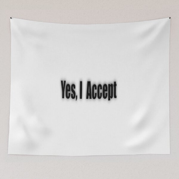 Item preview, Yes,I Accept  designed and sold by The Happiness Market .
