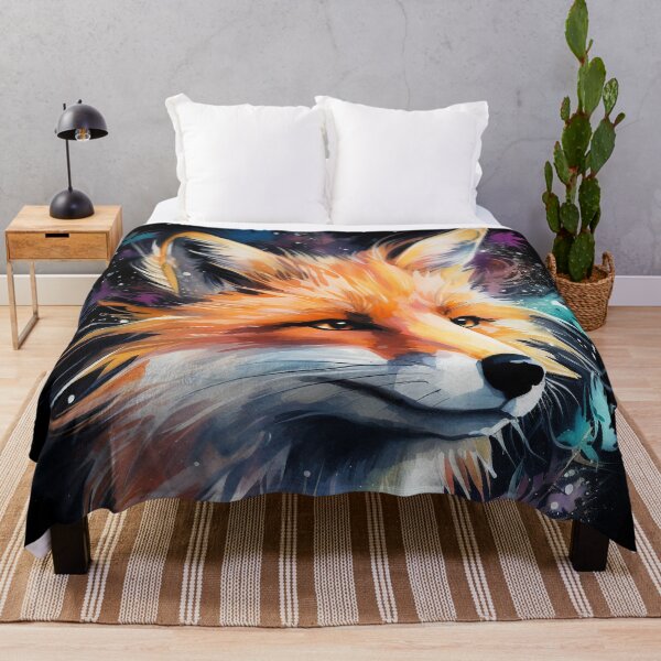 Artikelvorschau, Aquarellfuchs entworfen und verkauft von Yannick Steyaert.