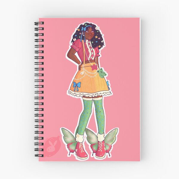Item preview, Soft harajuku decora kei style Black Girl designed and sold by LemonyBunny12.