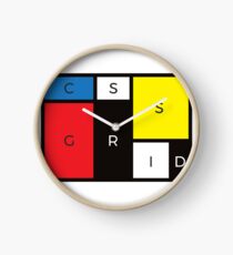 CSS-Raster Uhr