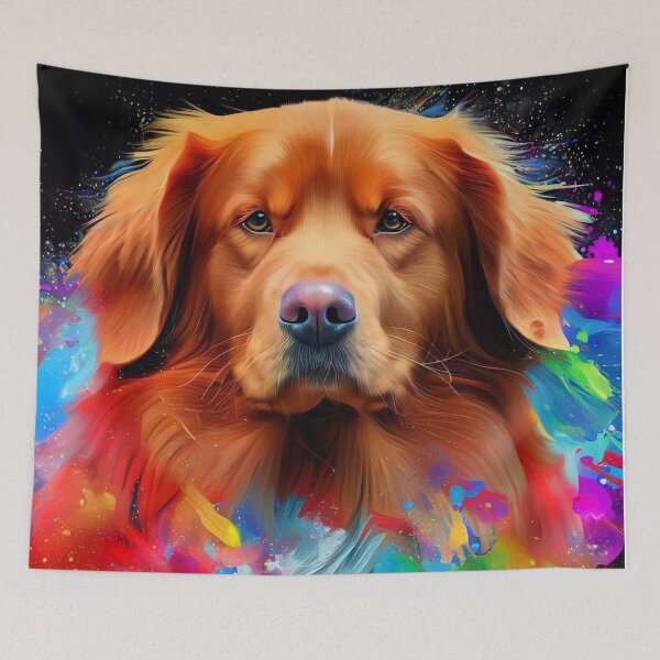 Item preview, Nova Scotia Duck Tolling Retriever Splash Art designed and sold by The Digital Compass.