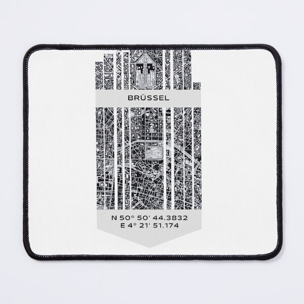 Item preview, BELGIUM Brussels - Latitude/Longitude designed and sold by ALLesROUNDER.