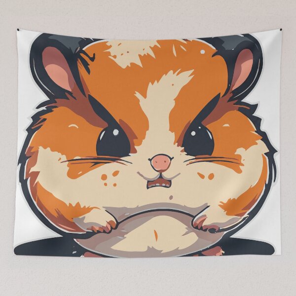 Item preview, Cute Angry Hamster designed and sold by Suuriel.