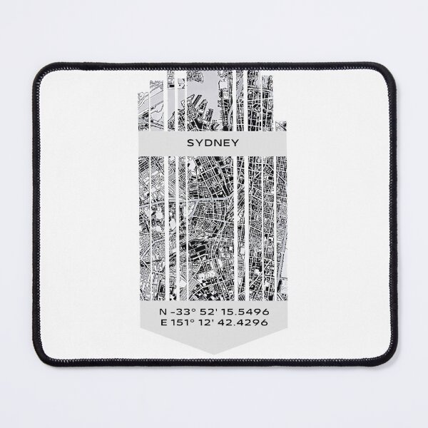 Item preview, AUSTRALIA Sydney - Latitude/Longitude designed and sold by ALLesROUNDER.