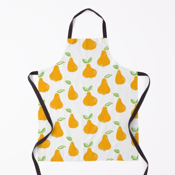 Item preview, Doodle style pears in fruit background designed and sold by Eridanka.