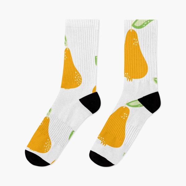Item preview, Doodle style pears in fruit background designed and sold by Eridanka.