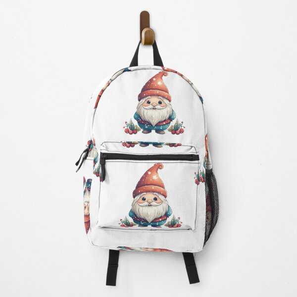 Item preview, Cute Christmas gnome in red hat designed and sold by Inktown.