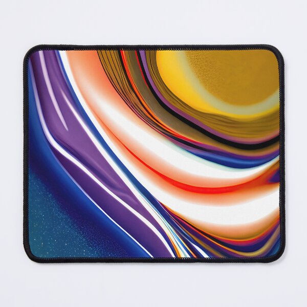 Item preview, Abstract 04 - Whirling Hues - Yellow Blue Purple designed and sold by Artekinium.