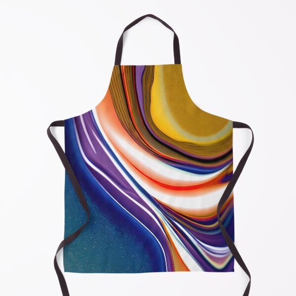 Item preview, Abstract 04 - Whirling Hues  - Yellow Blue Purple designed and sold by Artekinium.