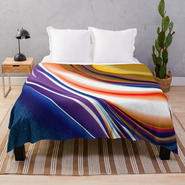 Item preview, Abstract 04 - Whirling Hues - Yellow Blue Purple designed and sold by Artekinium.
