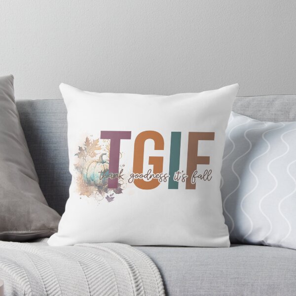 Item preview, TGIF - Thank Goodness It's Fall with Watercolor Pumpkin designed and sold by GlobalGraphics.