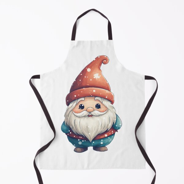 Item preview, Cute Christmas gnome in red hat designed and sold by Inktown.