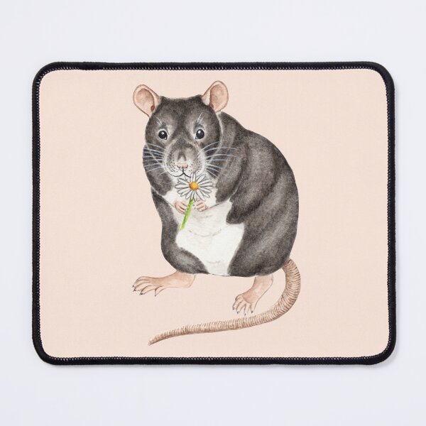 Item preview, Berkshire Rat with Daisy designed and sold by WolfySilver.