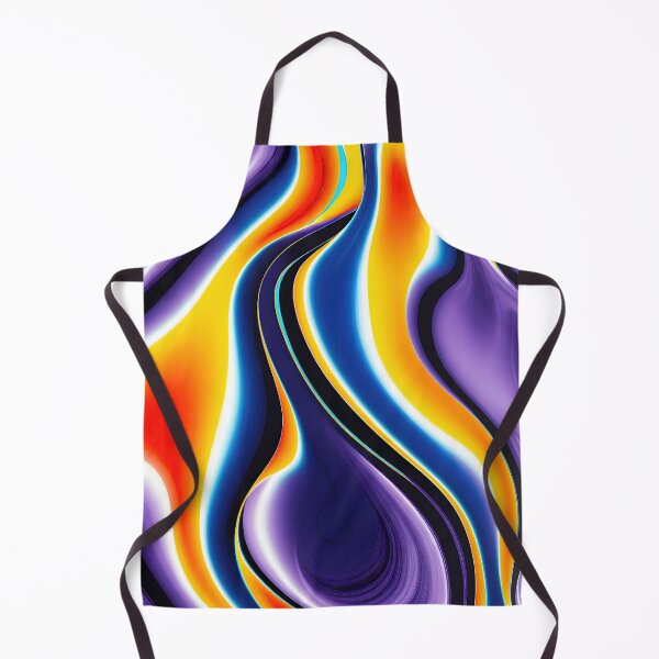 Item preview, Abstract 05 - Harmonic Flow - Blue Purple Orange designed and sold by Artekinium.
