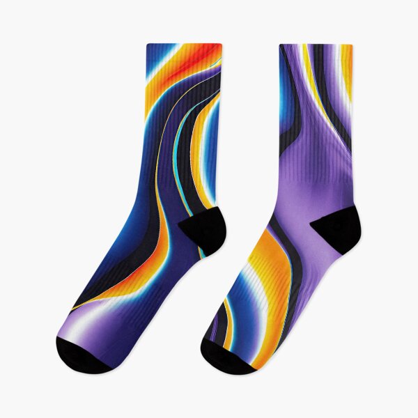 Item preview, Abstract 05 - Harmonic Flow  - Blue Purple Orange designed and sold by Artekinium.
