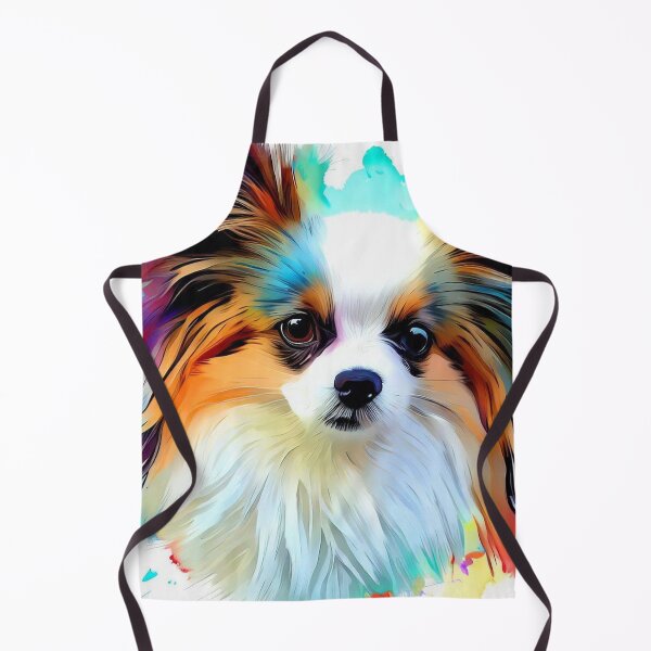 Item preview, Papillon Dog Splash Art designed and sold by The Digital Compass.