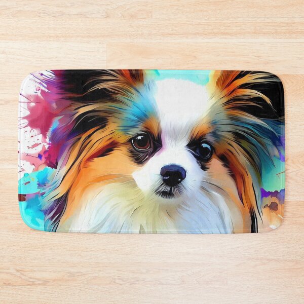 Item preview, Papillon Dog Splash Art designed and sold by The Digital Compass.