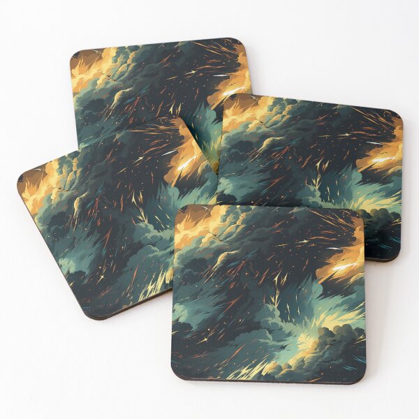 Item preview, Thunder Inspired Minimalist Art designed and sold by NatureArtDecor.