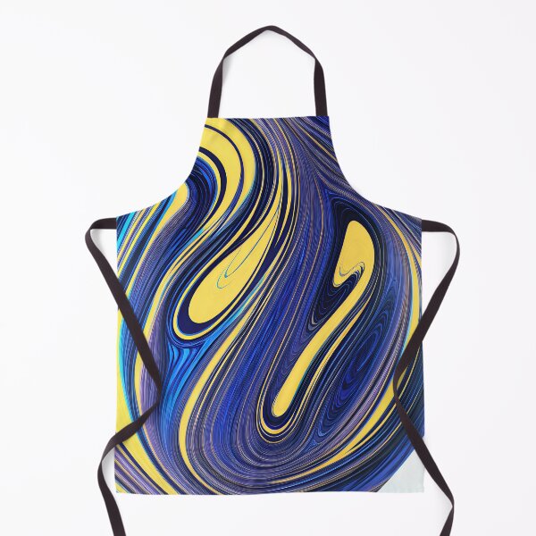 Item preview, Abstract 06 - Azure Euphoria - Yellow Blue designed and sold by Artekinium.