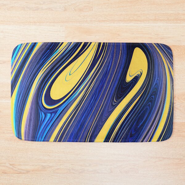 Item preview, Abstract 06 - Azure Euphoria  - Yellow Blue designed and sold by Artekinium.