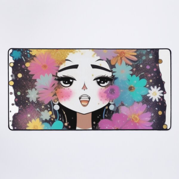 Item preview, Floral anime designed and sold by Roxburylane.